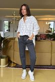 Made in Italy Luxury Smooth Magic Trouser Dark Grey 
